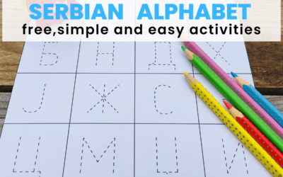 Serbian Alphabet Free Printables