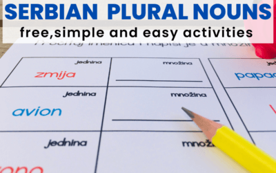 Plural Nouns, Serbian Grammar