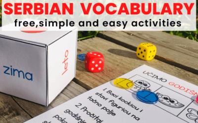 Serbian Vocabulary Activities, Seasons