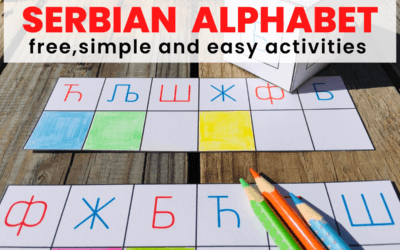 Cyrillic Alphabet, Serbian Letters