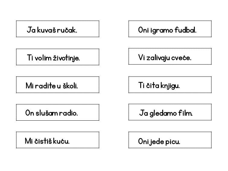 Challenge 4
Exercise for correcting mistakes in present tense sentences